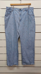 Cotton On Light Wash Bow Detail Jeans - 38