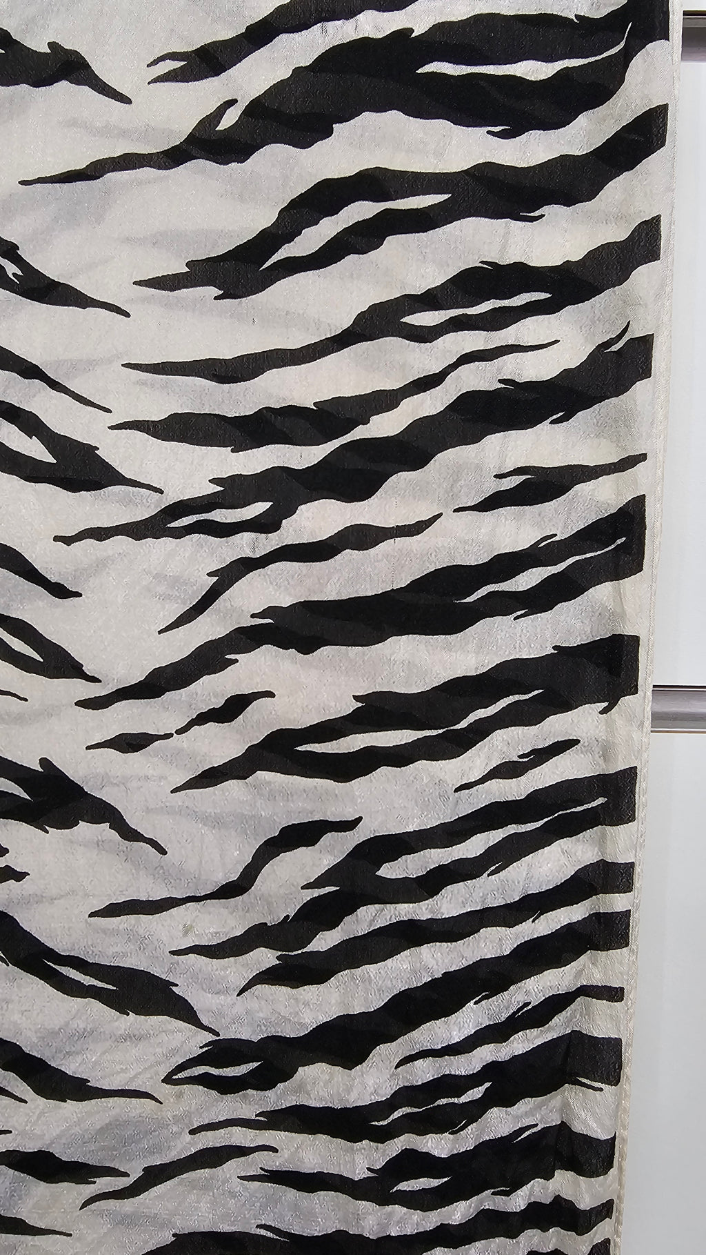 Zebra Print, Chiffon Scarf