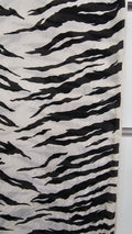 Zebra Print, Chiffon Scarf