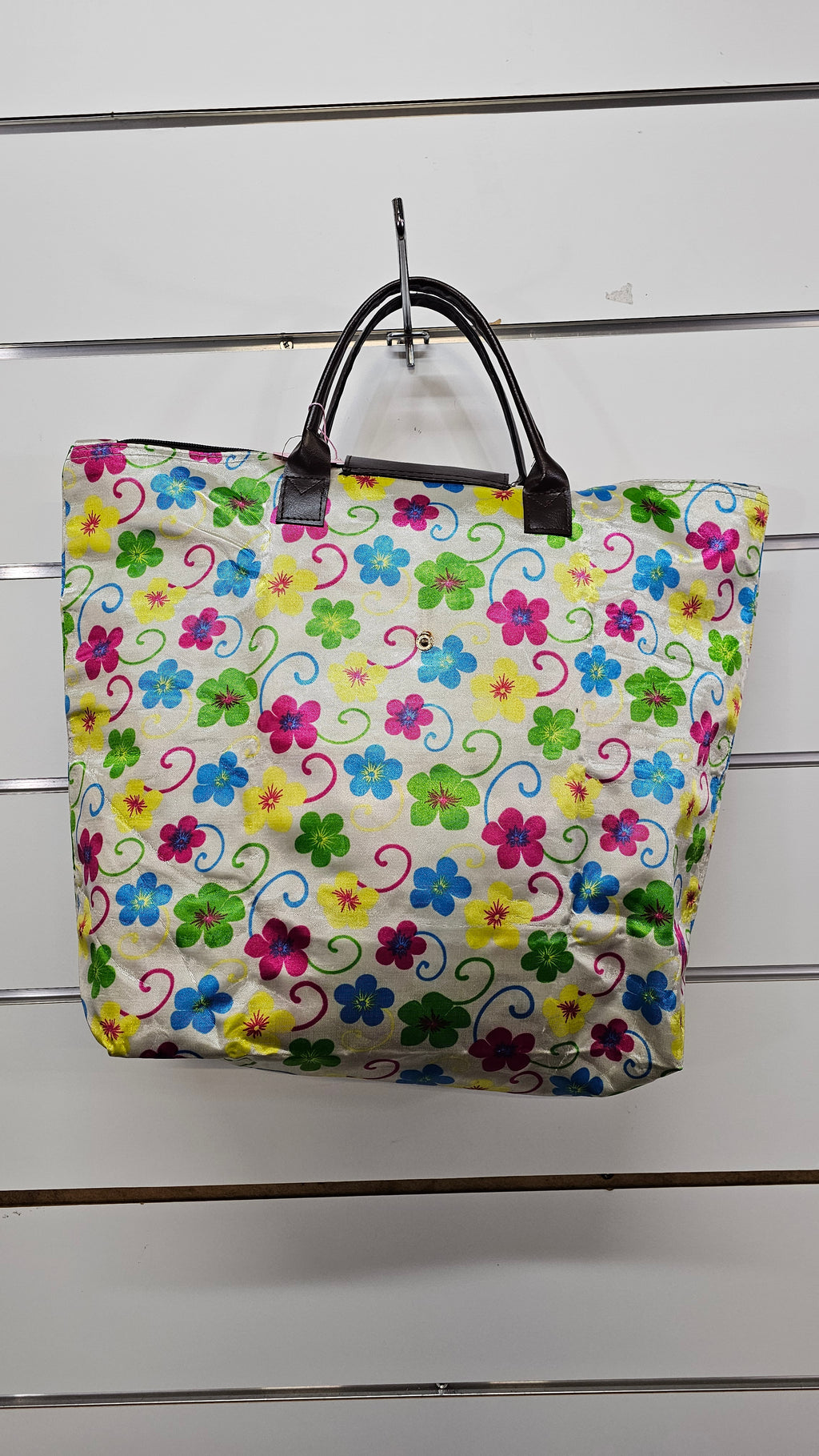 Floral shopping bag