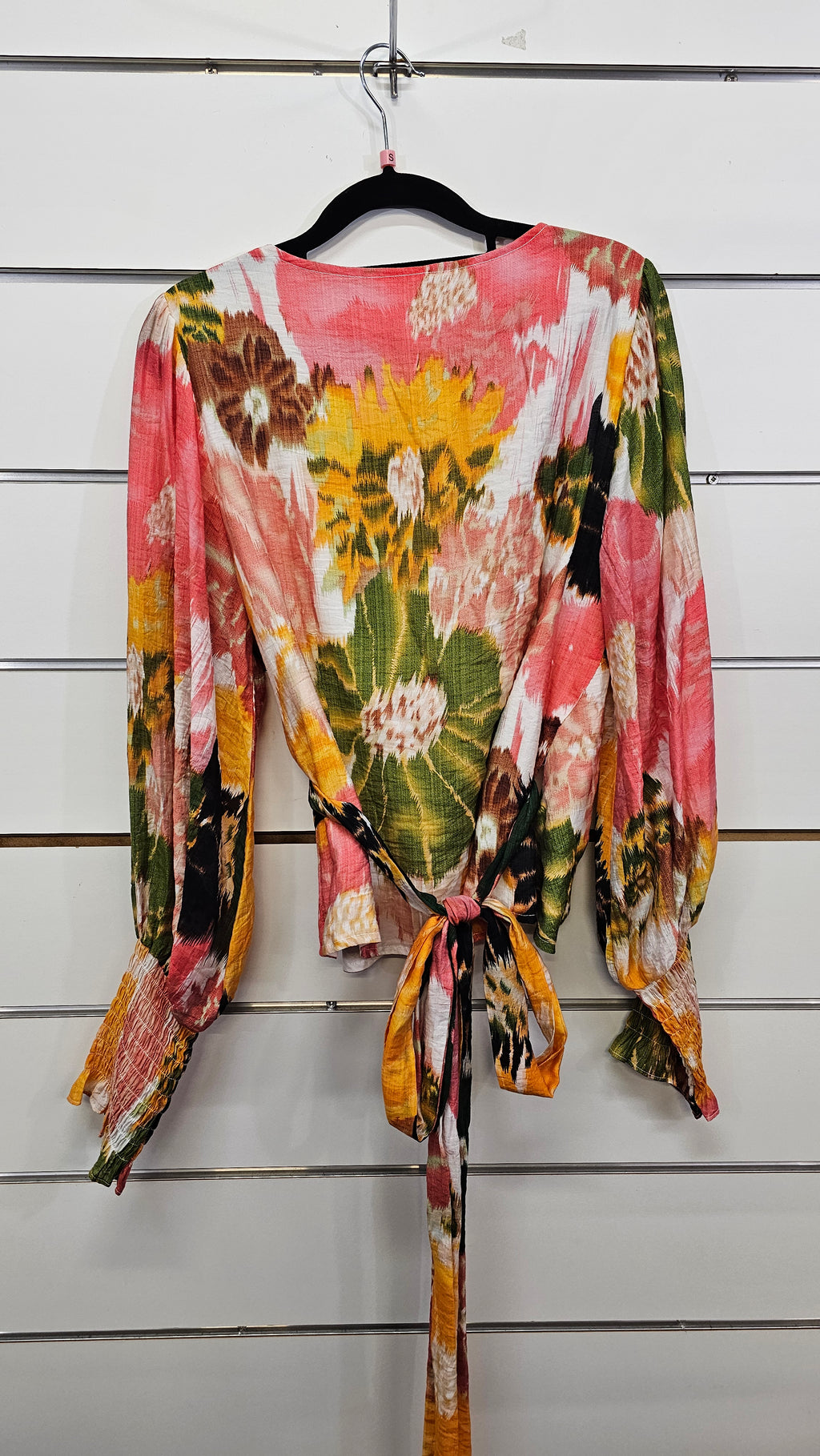 Augustine wrap top