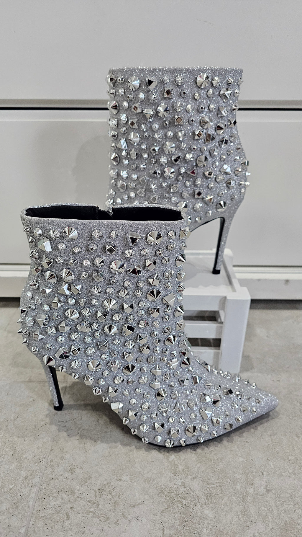 Hey Man Day boots silver - size 40 (9)