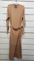 Mineral knitted long sleeve dress S