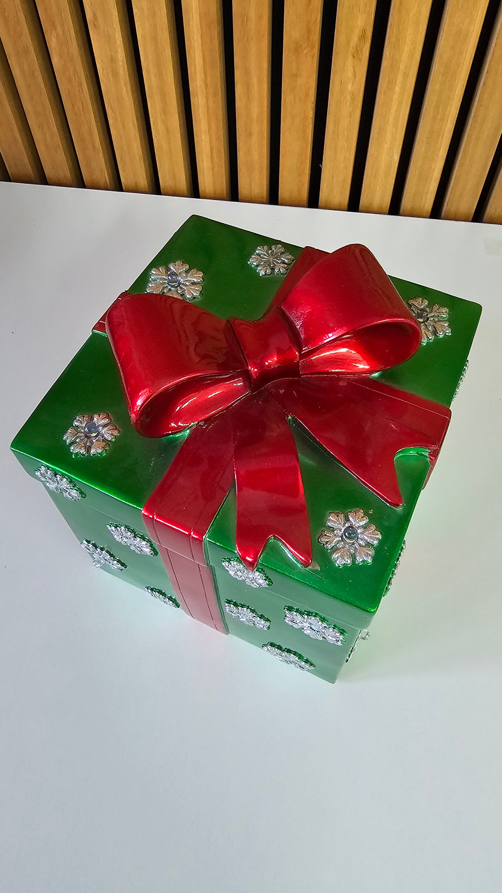 Light up wrapped gift box