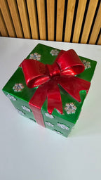 Light up wrapped gift box