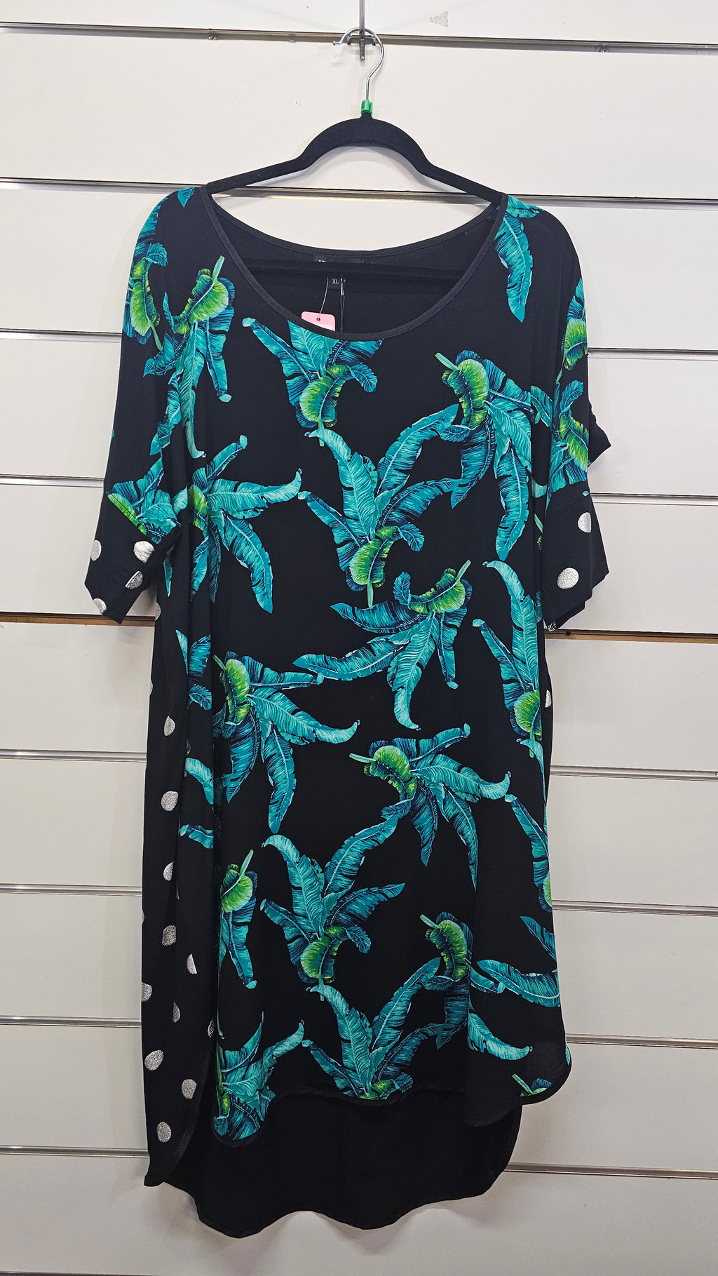 Jellicoe banana leaf dress XL