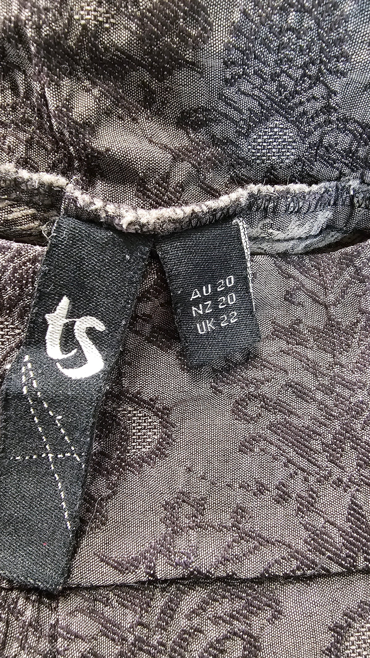 Taking Shape Grey Printed Stretch Pants - 20