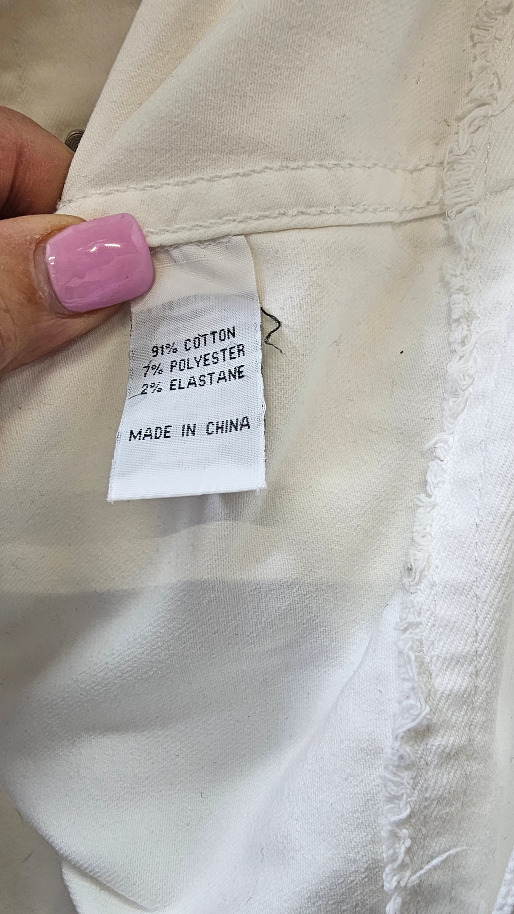 Siren white denim jacket 20