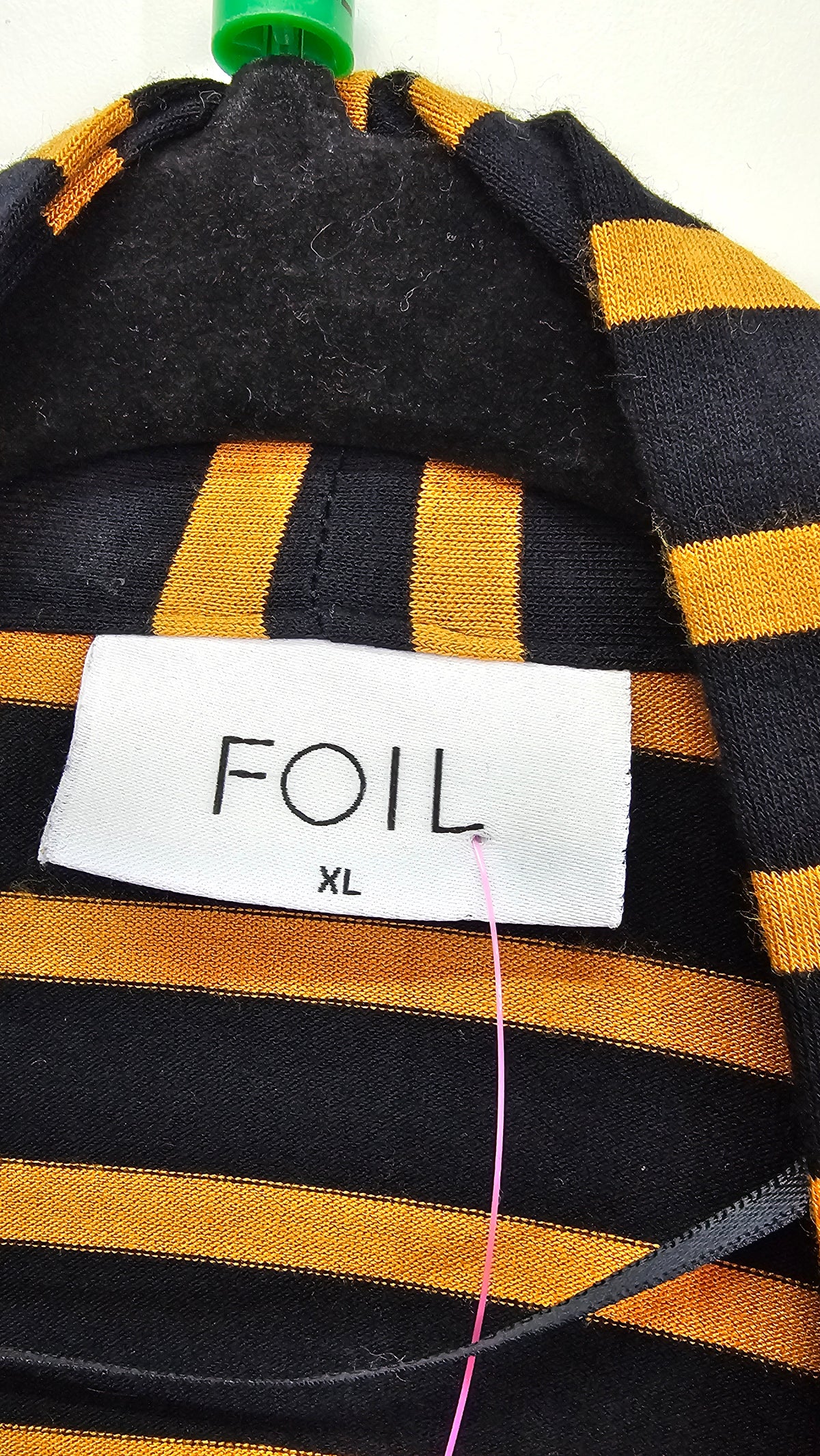 Foil stripes cardigan XL