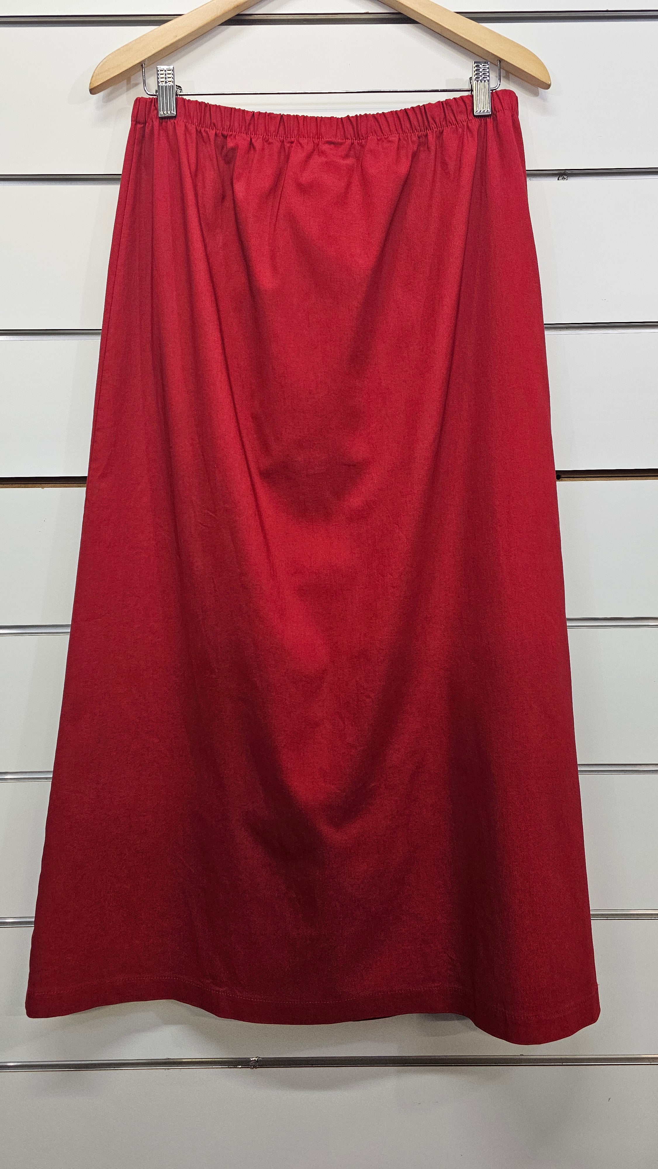 Poppies Collection red skirt