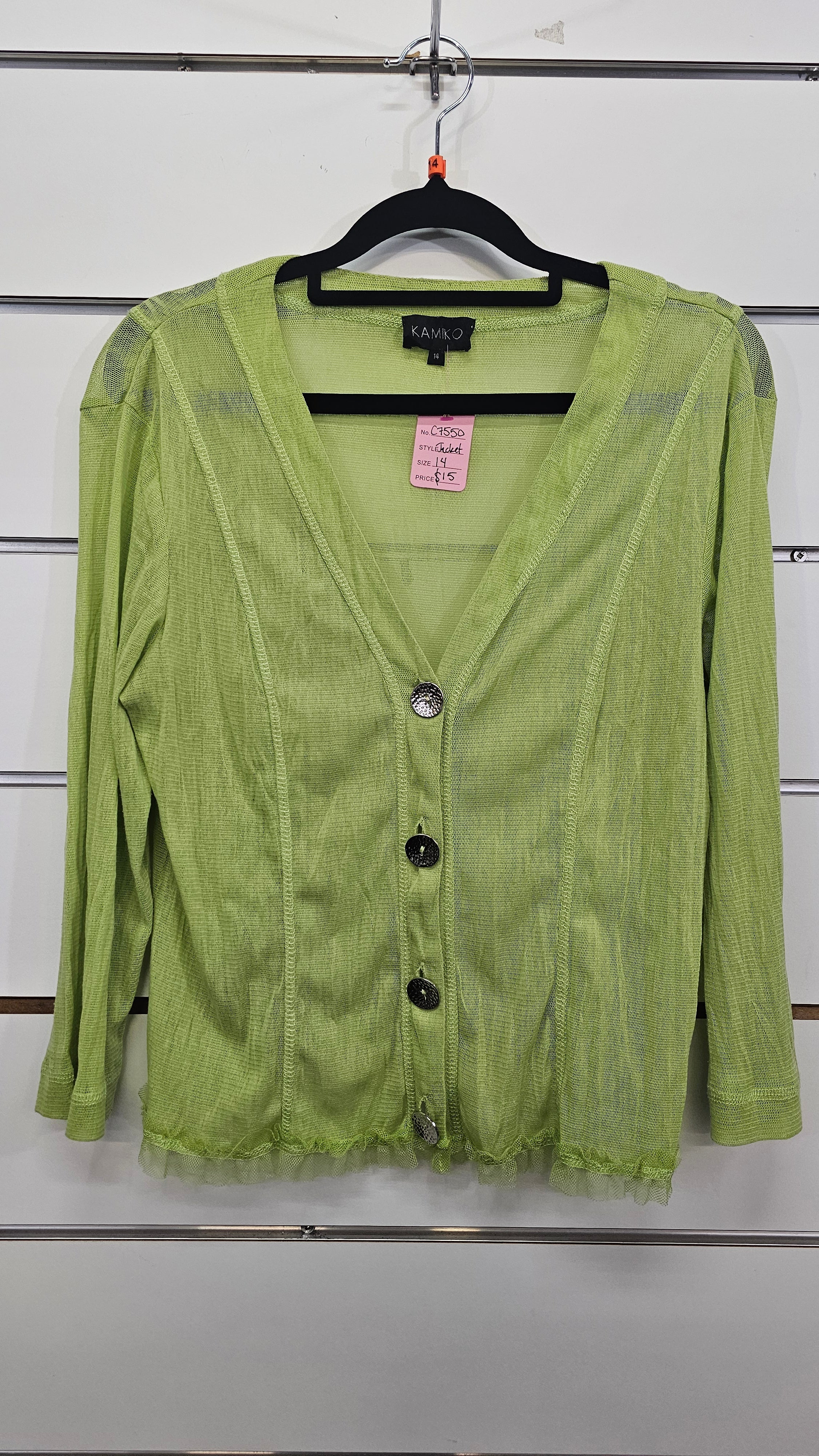 Kamiko green jacket 14