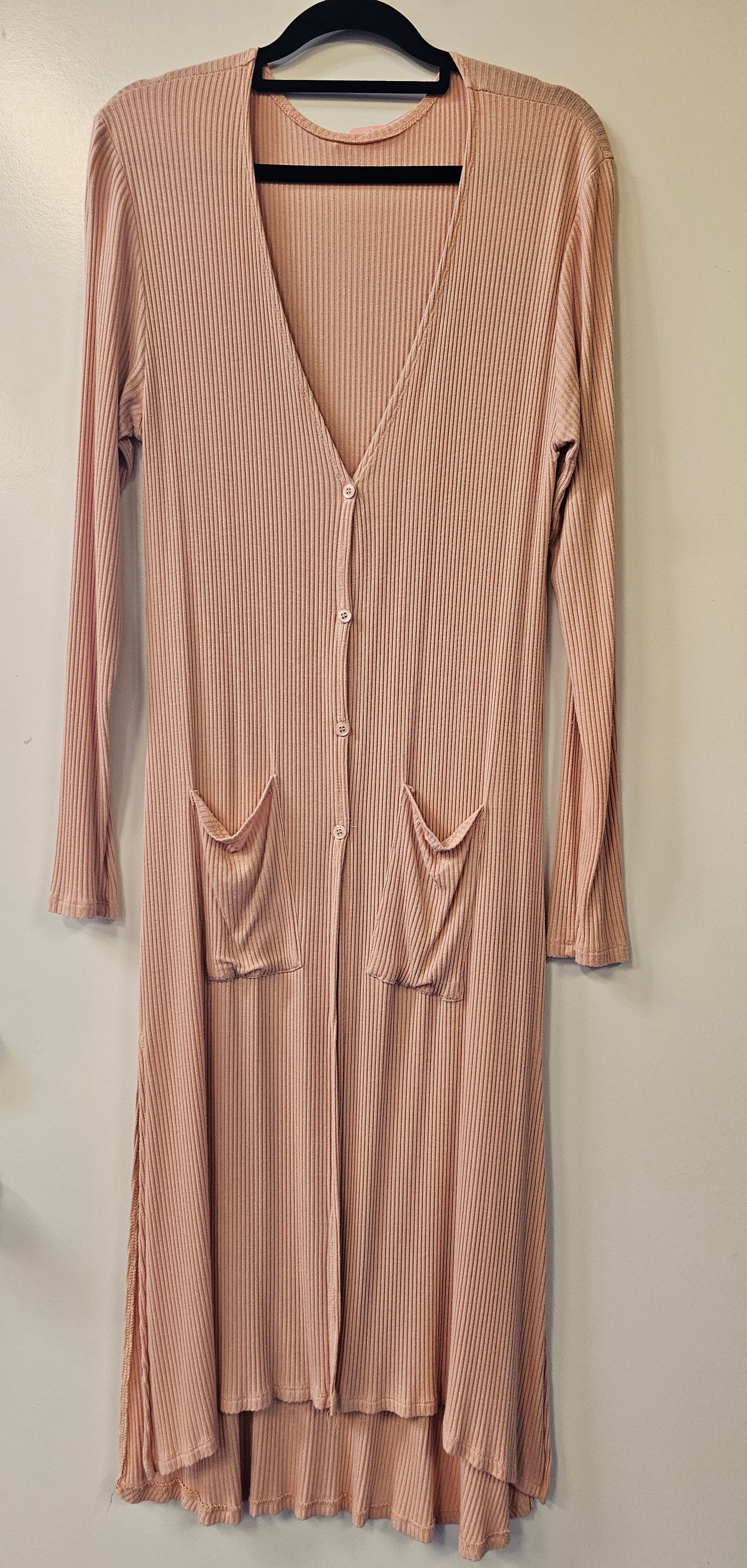 Peach cardigan