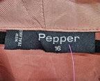 Pepper dusky pink cardigan 16