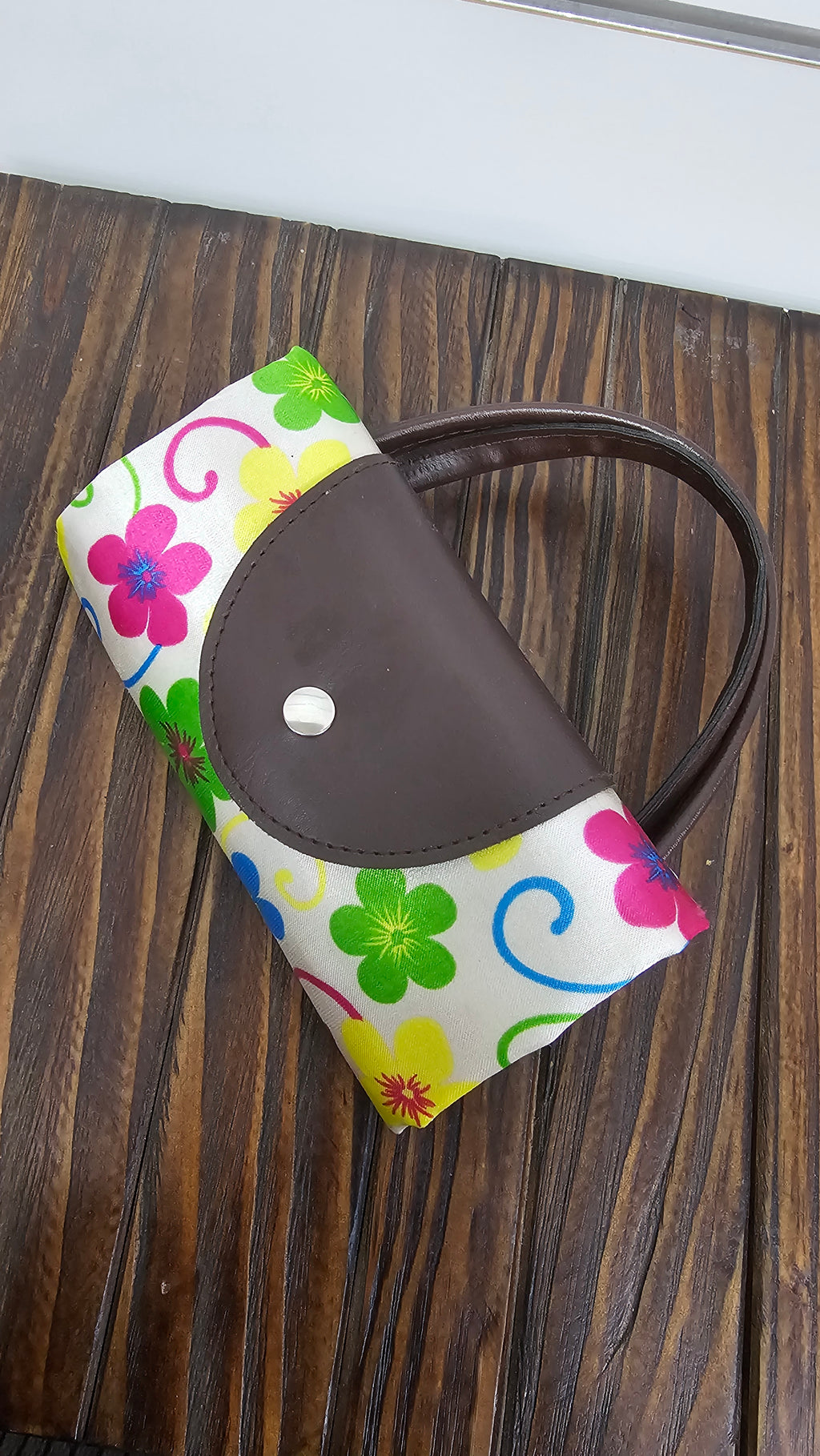Floral shopping bag