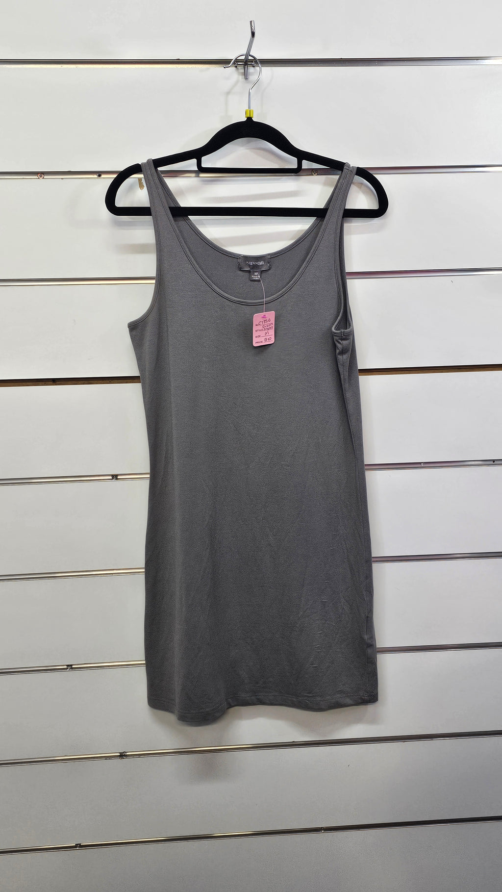 Sussan Grey Cotton Singlet - M