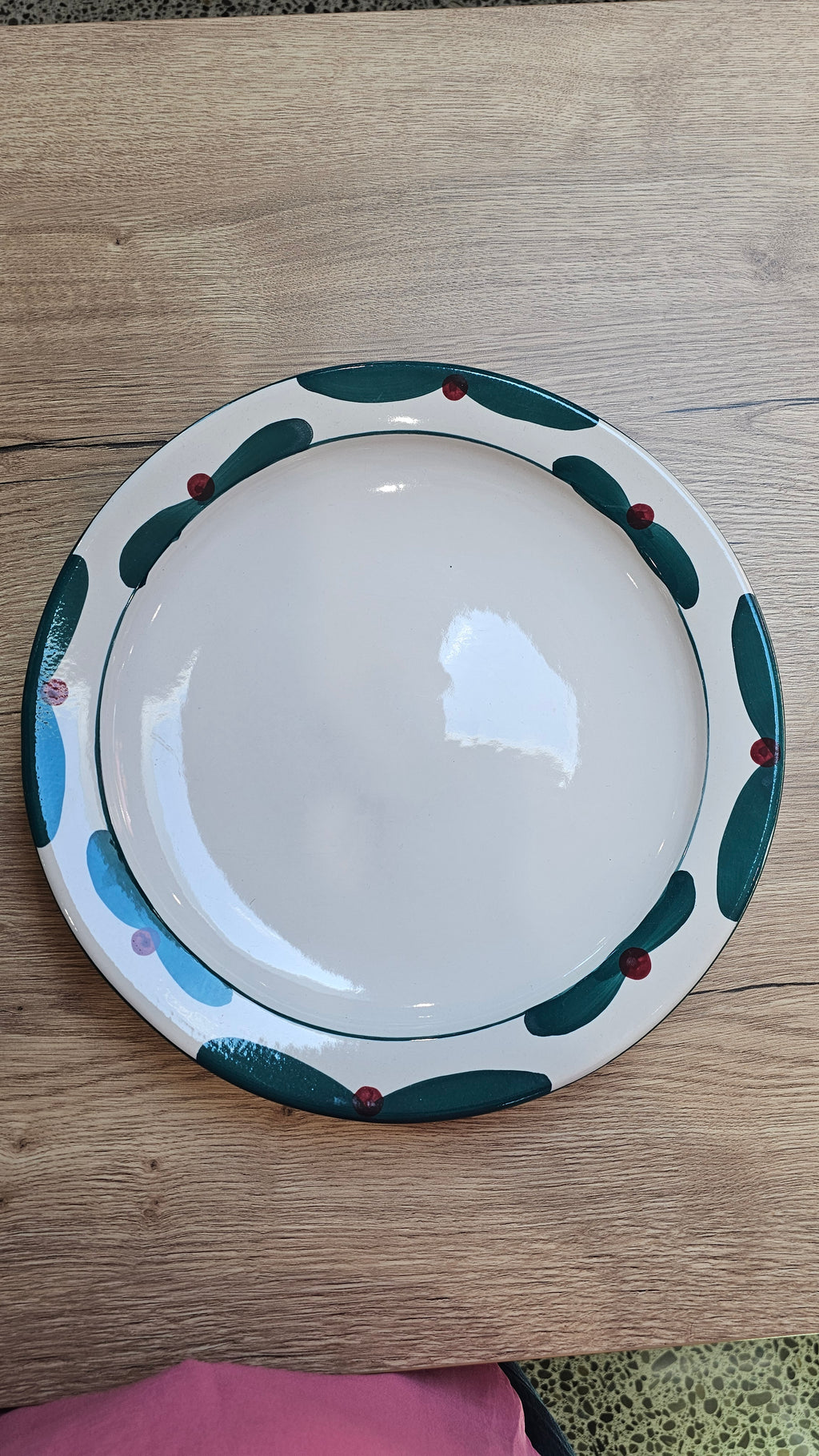 Temuka NZ Pottery large round platter