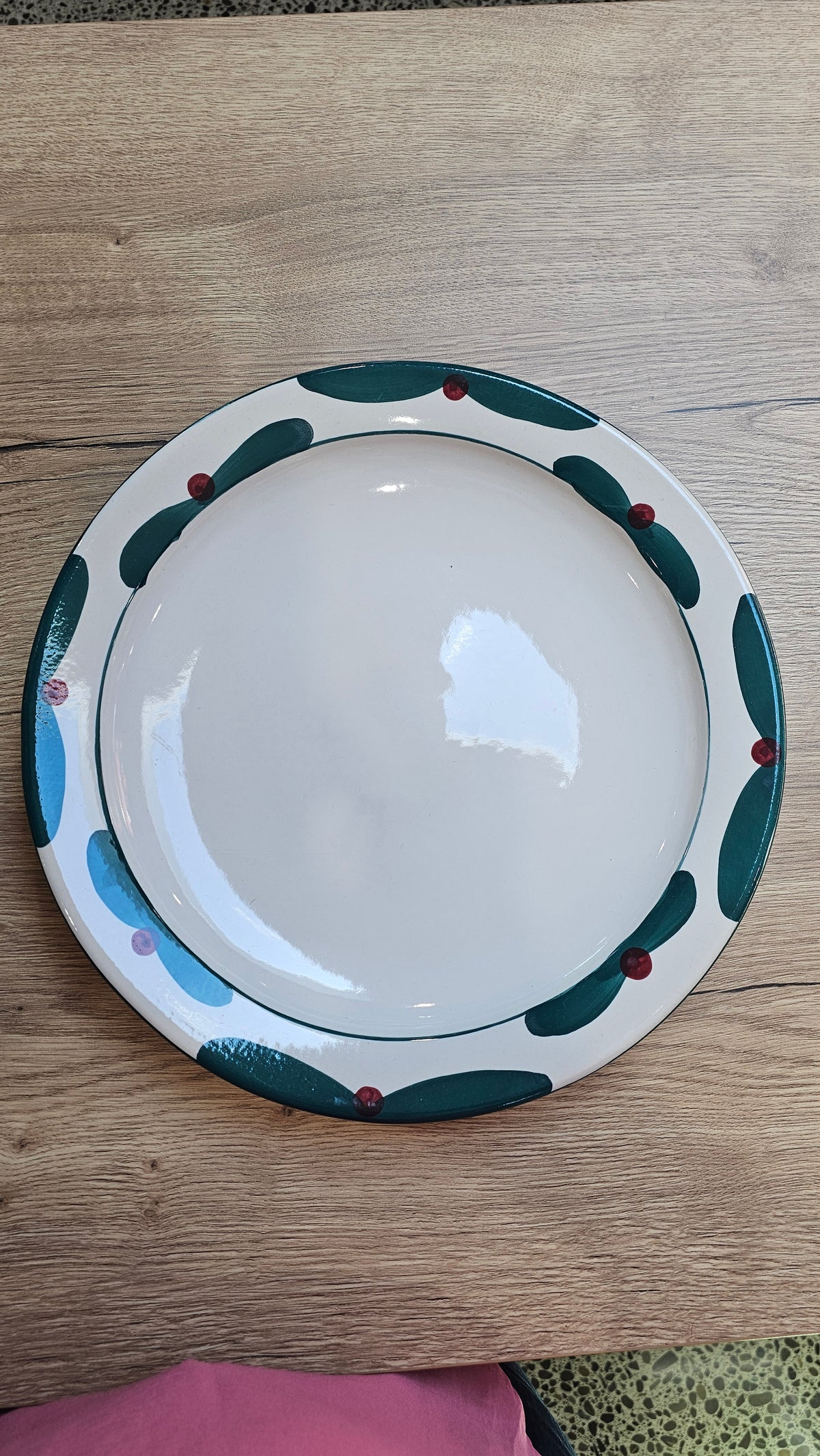 Temuka NZ Pottery large round platter