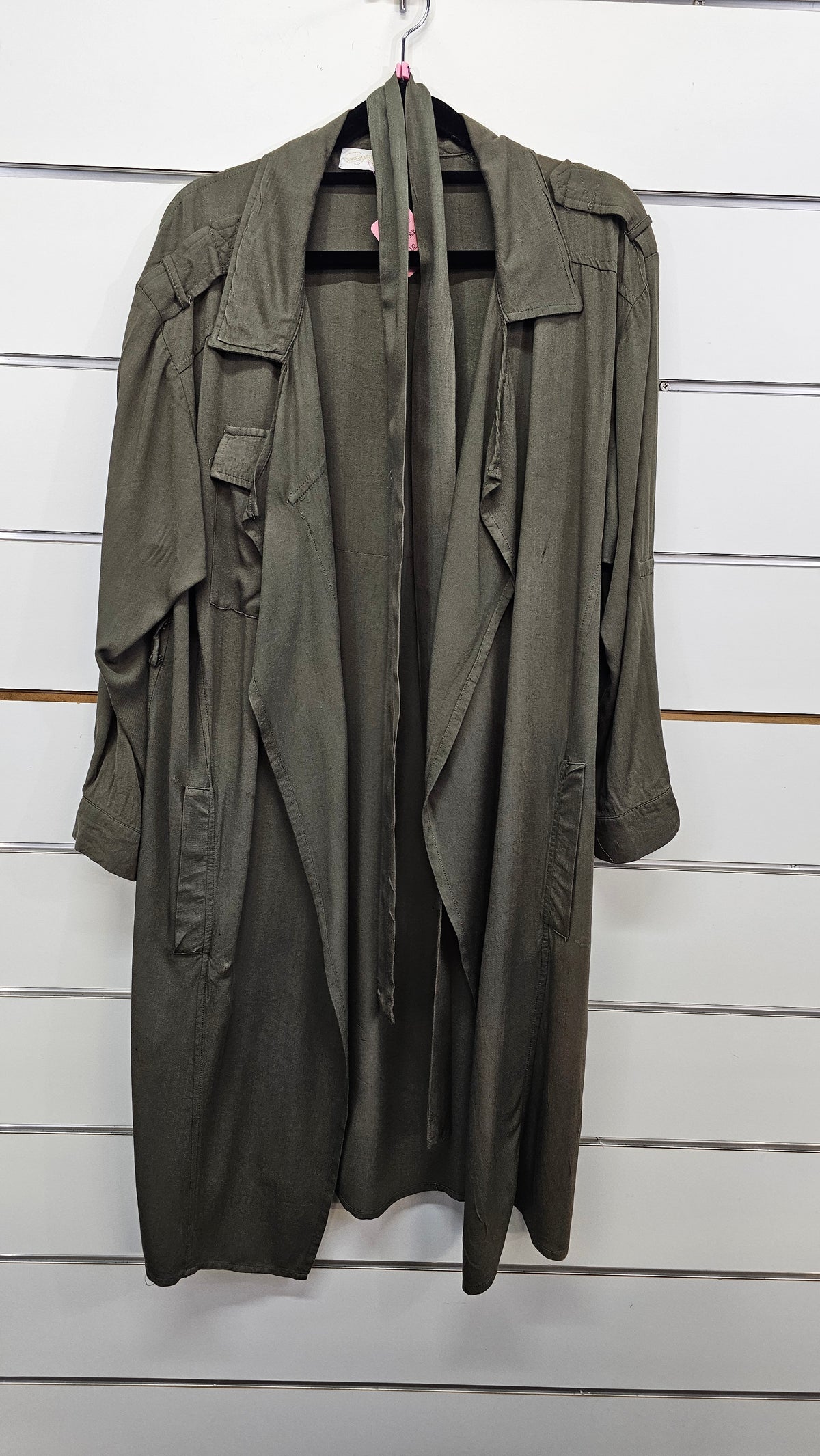 Khaki cardigan / dress 10