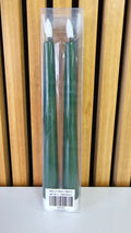 Bullet wick candle green set of 2