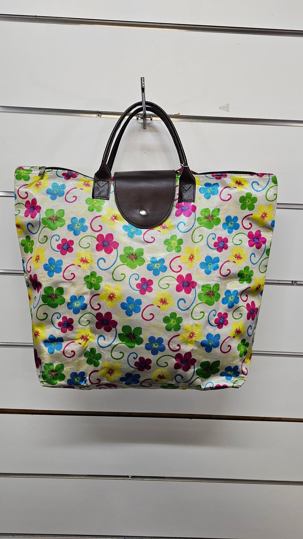 Floral shopping bag