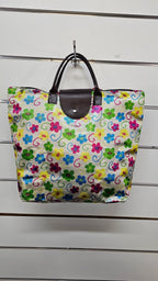 Floral shopping bag