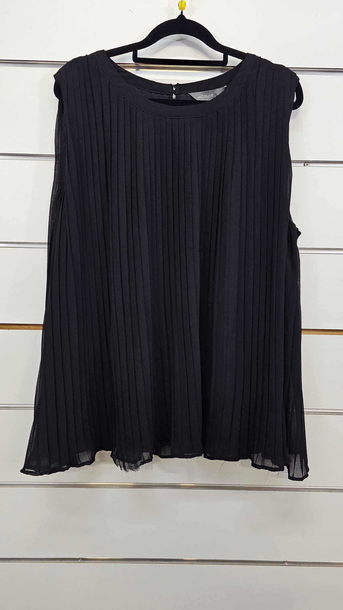 Jacqui-E black blouse 16