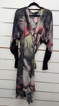 Oosh International wrap dress 2XL