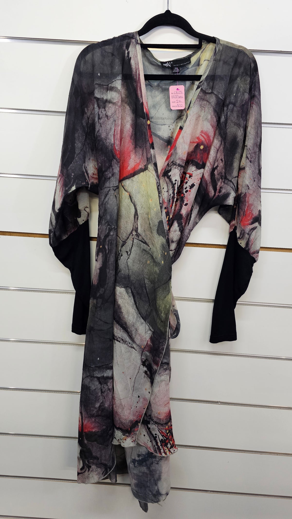Oosh International wrap dress 2XL