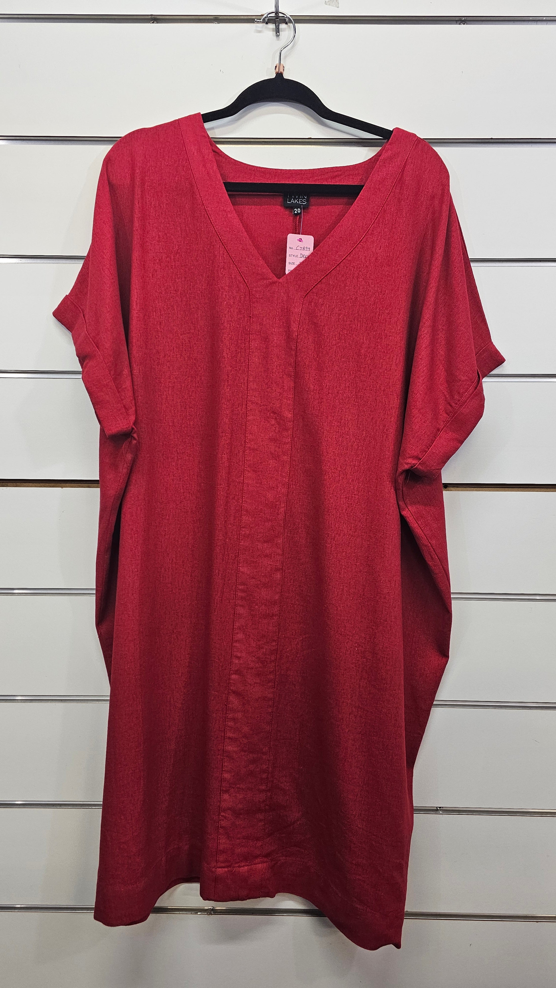 Twin Lakes linen dress