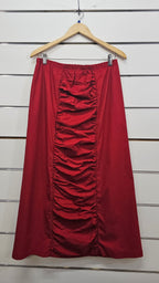 Poppies Collection red skirt
