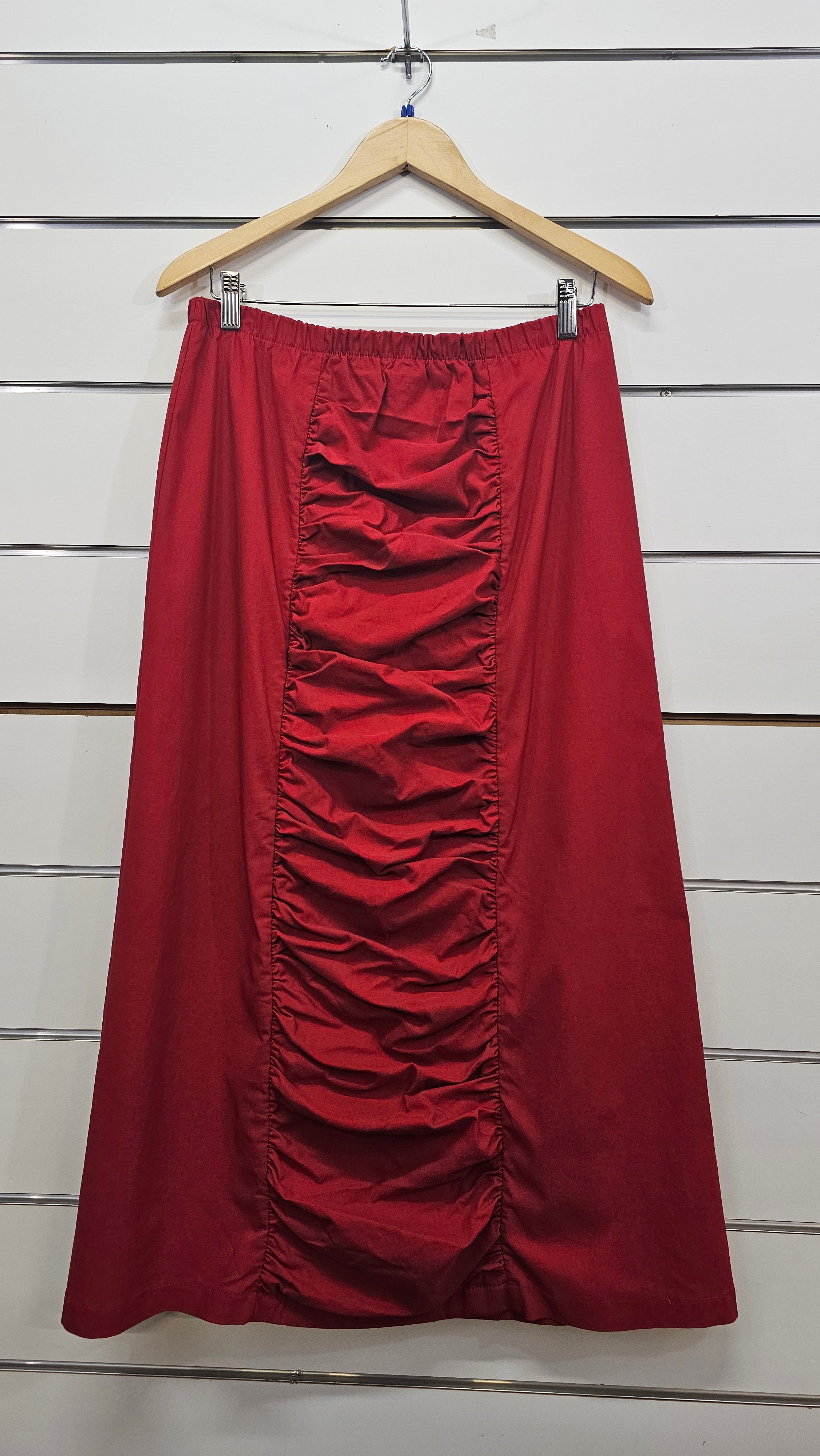 Poppies Collection red skirt
