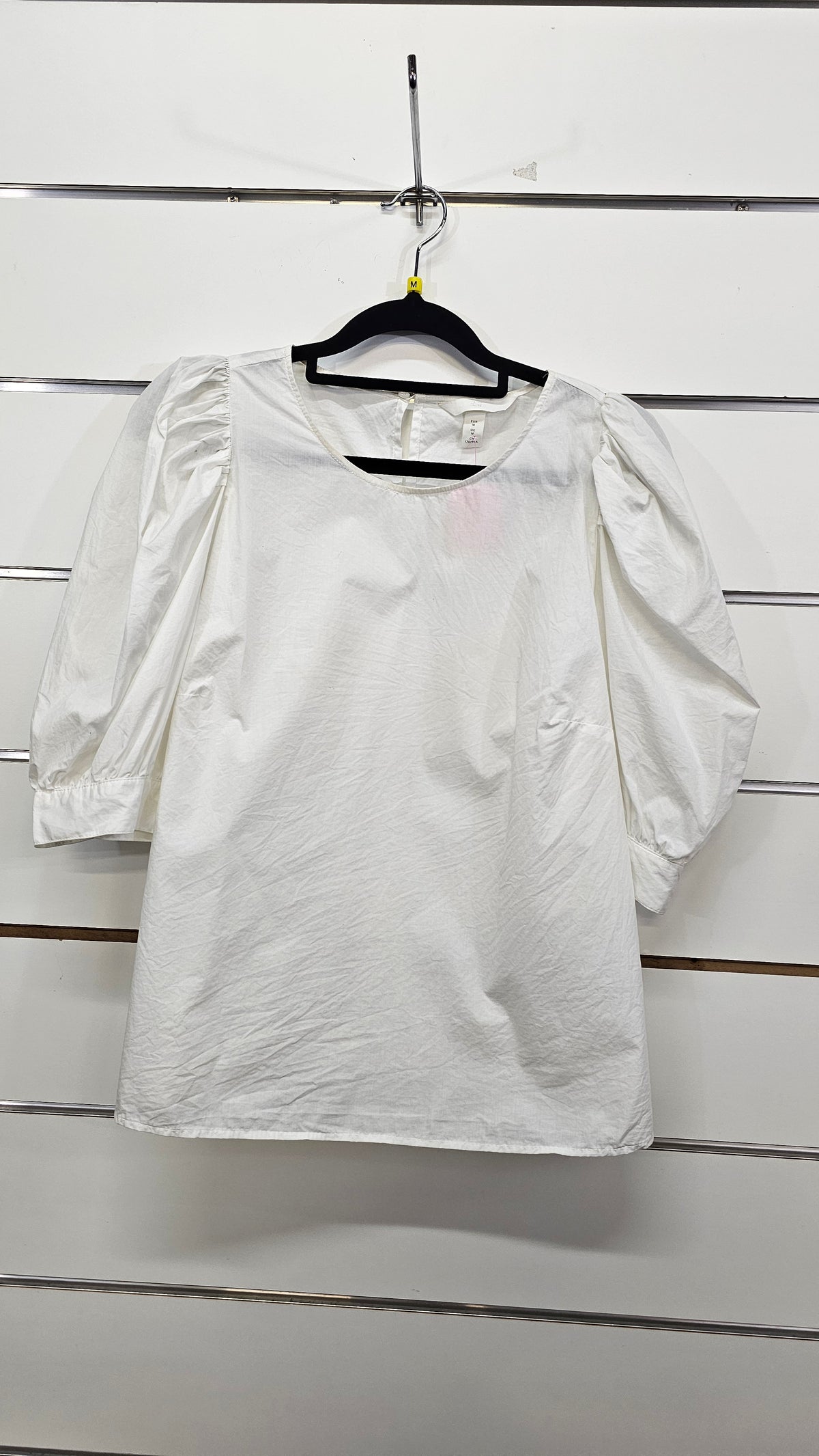 H&M white blouse M