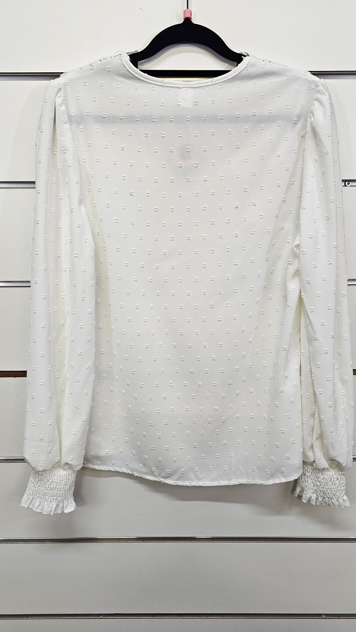 Cutie long sleeve blouse with lace detail