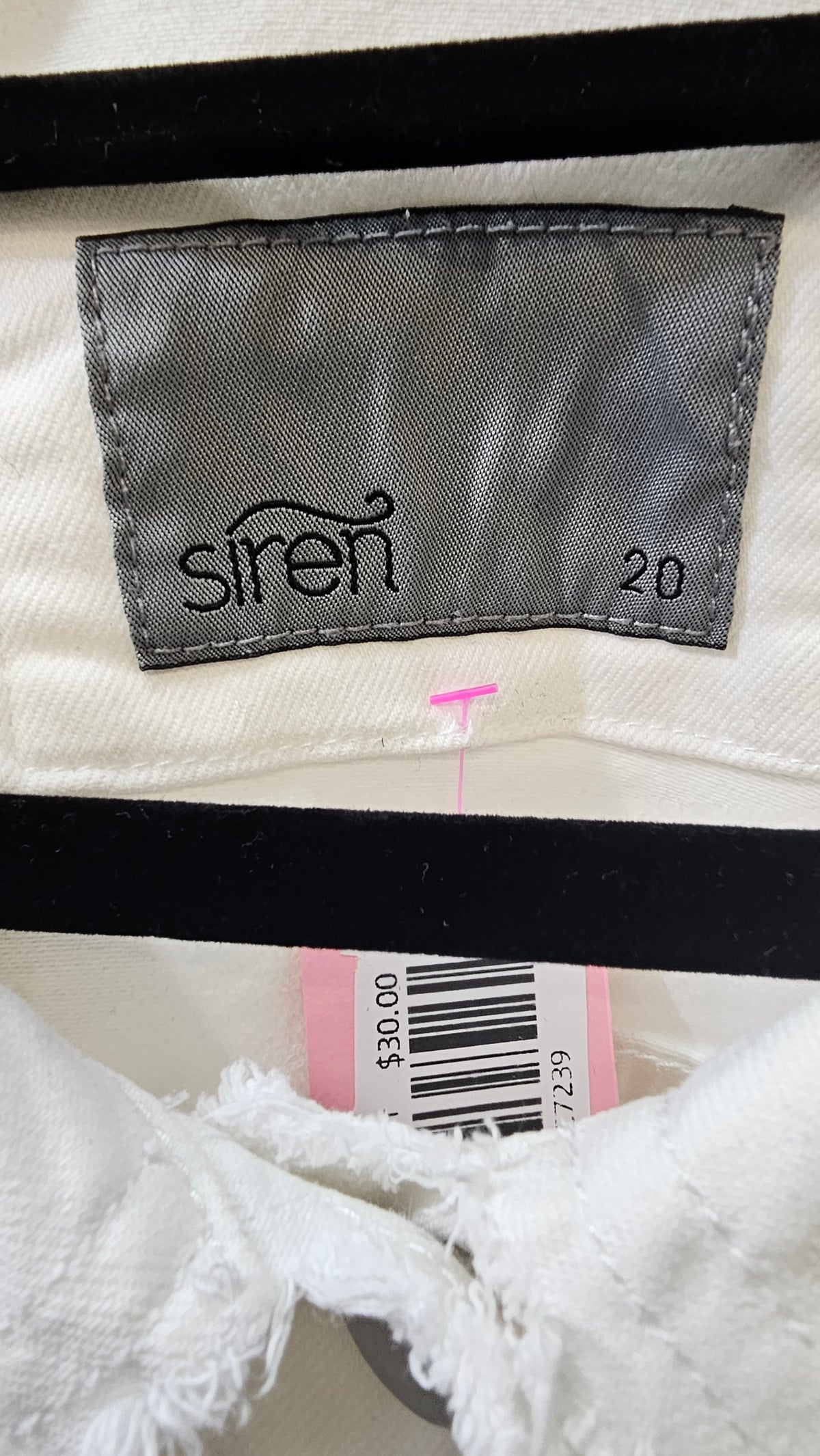 Siren white denim jacket 20