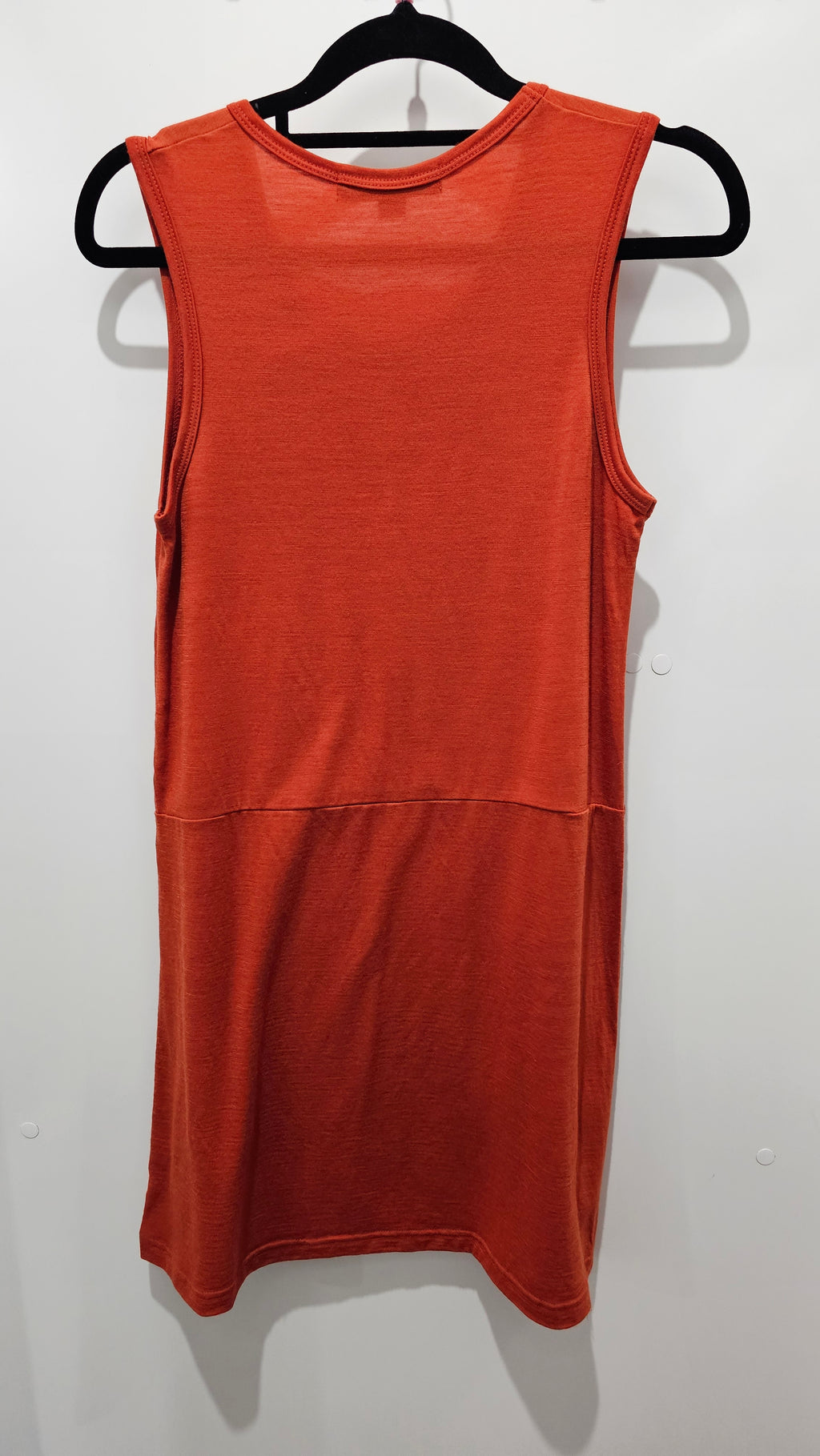 Velocity Burnt Orange Sleeveless Dress - 10