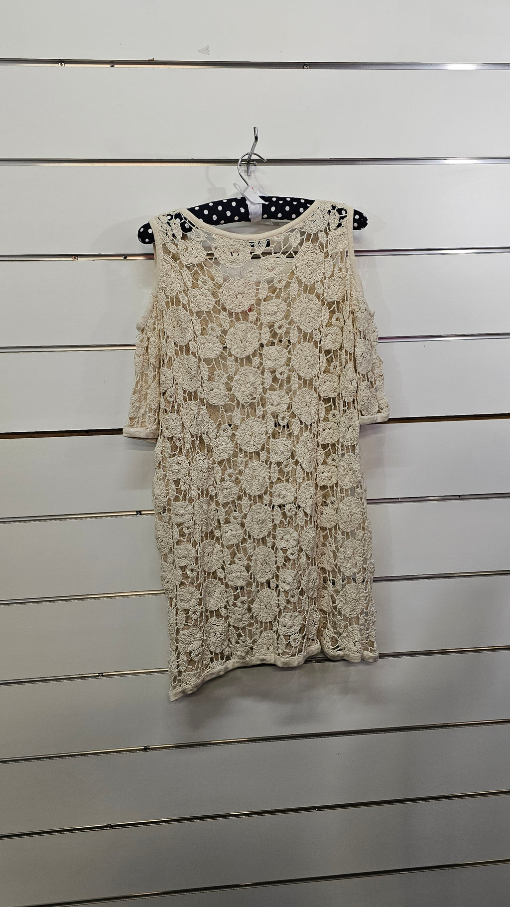 Sabatini Cream S/S Lace Top - S