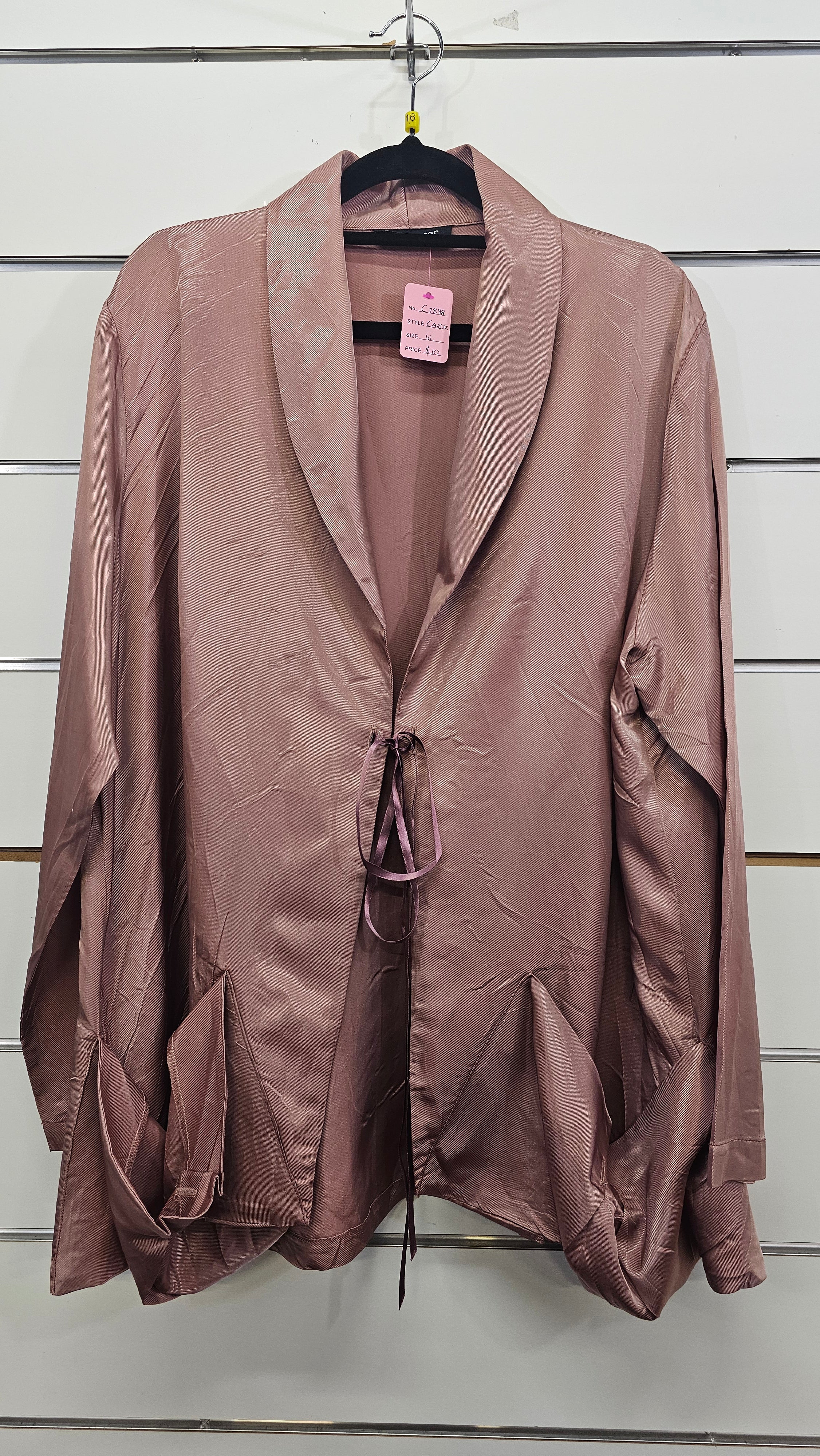 Pepper dusky pink cardigan 16