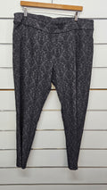 Taking Shape Grey Printed Stretch Pants - 20