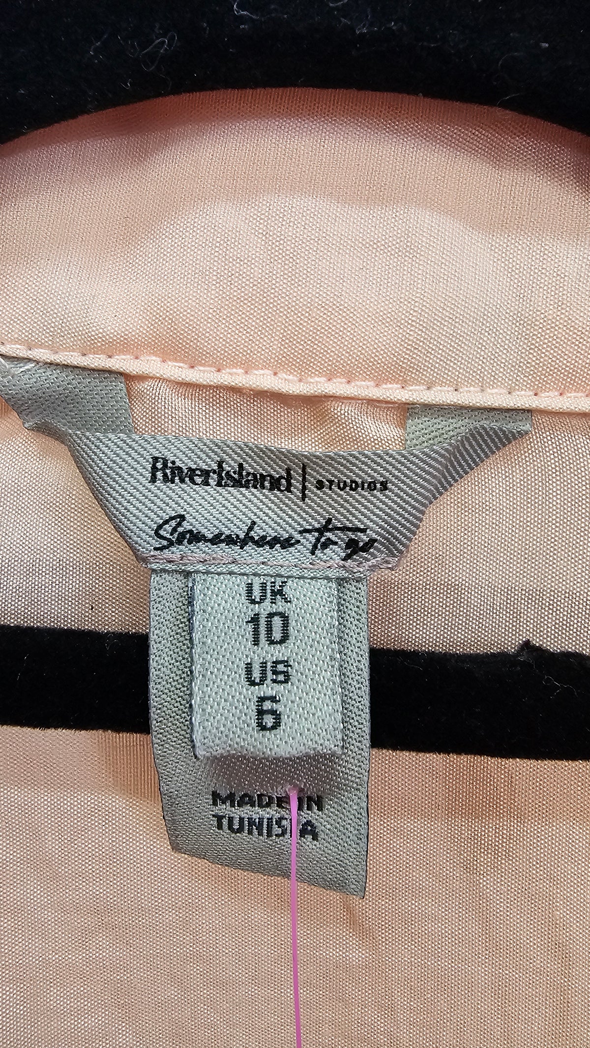 River Island peach shirt 10