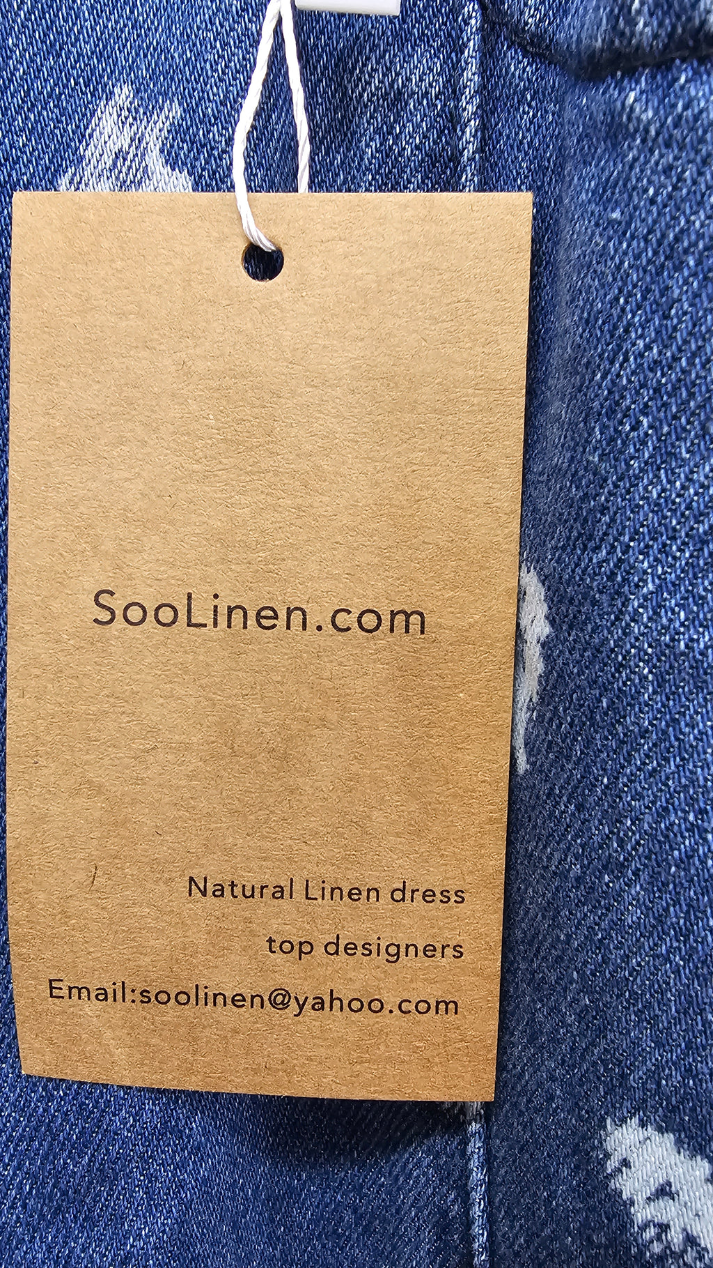 Soolinen denim maxi skirt