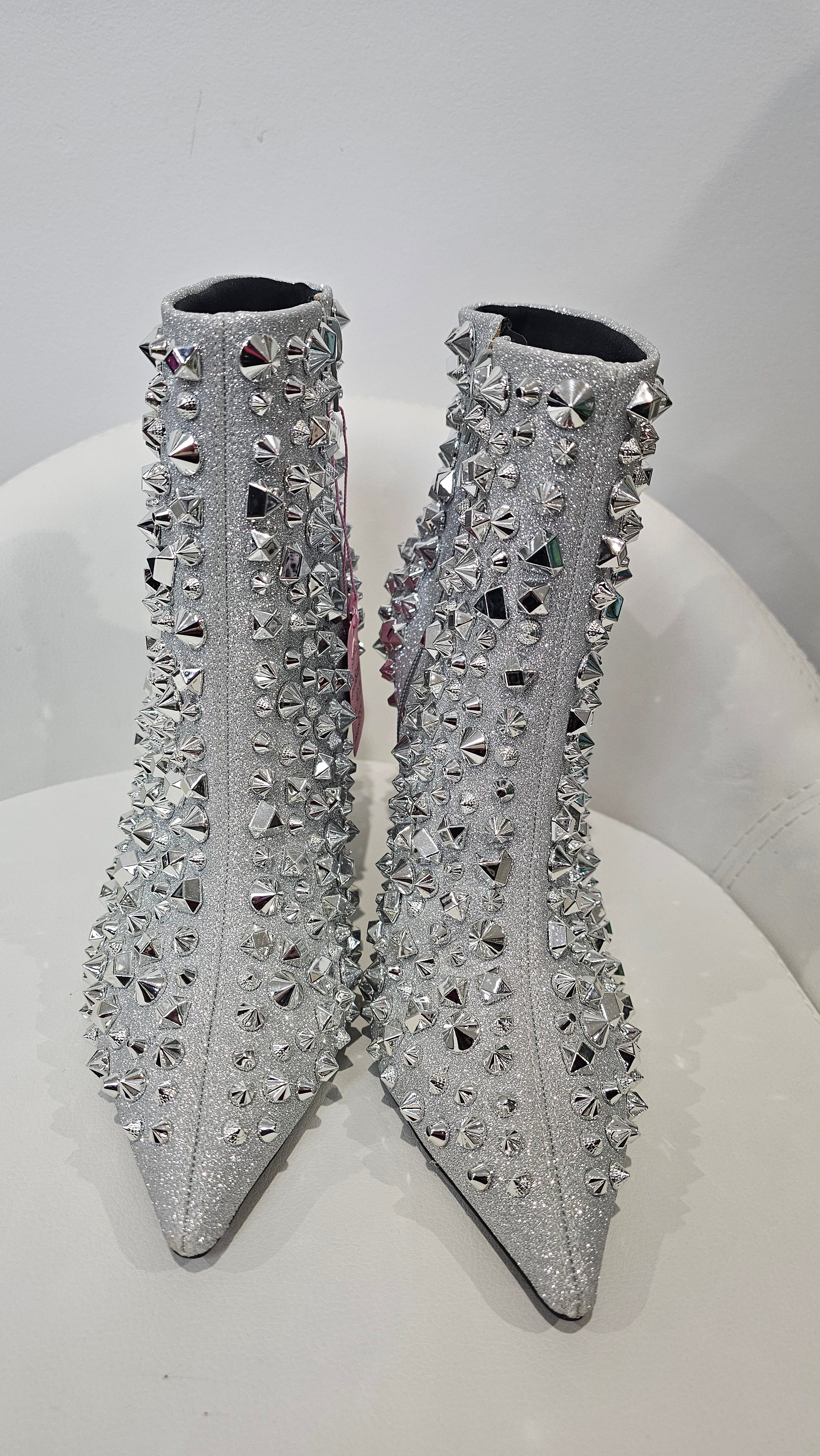 Hey Man Day boots silver - size 40 (9)