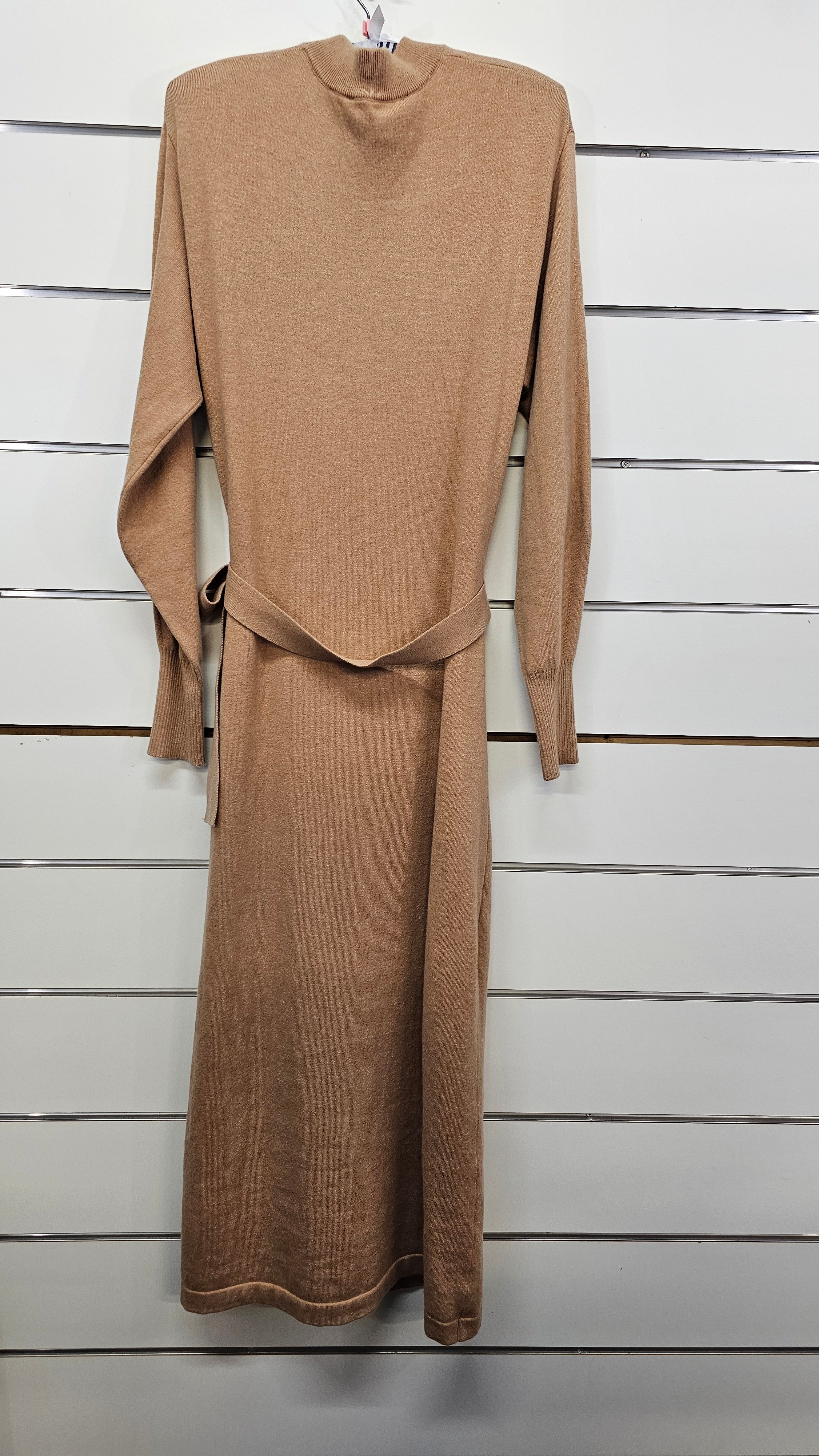 Mineral knitted long sleeve dress S
